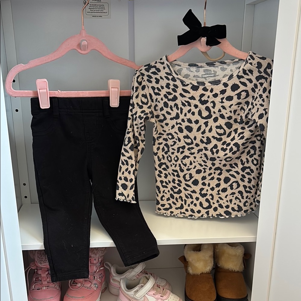 Leopard Print Kids Top